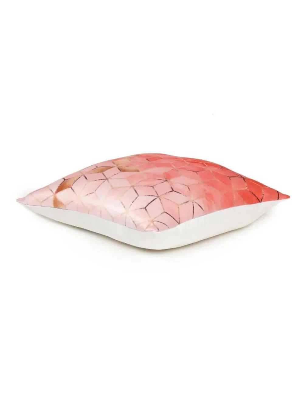 Oussum Decorative Cushion Cover Cotton Square Geometric Print Pillow Set of 2